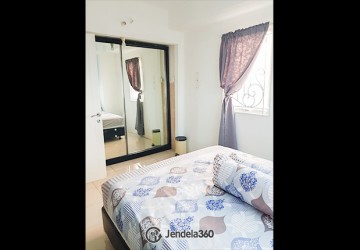 Bedroom Tidy 2BR Apartment High Floor with City View at Pakubuwono Terrace