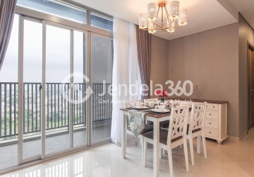 Dining Room Spacious 2BR Apartment at Pejaten Park Residence High Floor