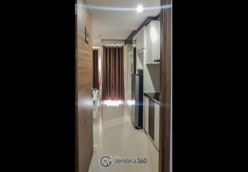 Kitchen Elegant Studio Apartment at Grand Dhika City Apartment Low Floor