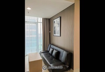 Living Room Brooklyn Alam Sutera Apartment 2BR Fully Furnished