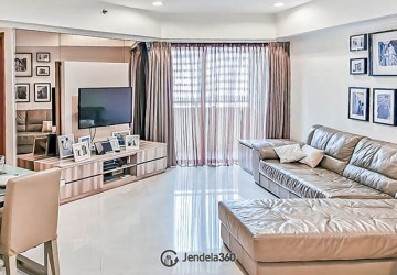 Living Room 3BR Apartment with City View at Sudirman Tower Condominium