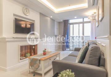 Living Room Spacious 2BR Apartment at Pejaten Park Residence High Floor