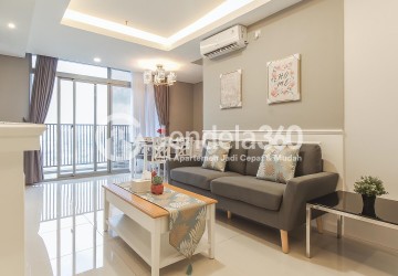 Living Room Spacious 2BR Apartment at Pejaten Park Residence High Floor