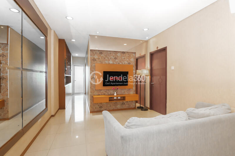Living Room Thamrin Residence Apartment 2BR Executive City Home View City