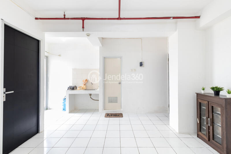 Living Room Middle Floor 2BR Apartment with City View (Barat) View at Pancoran Riverside Apartment
