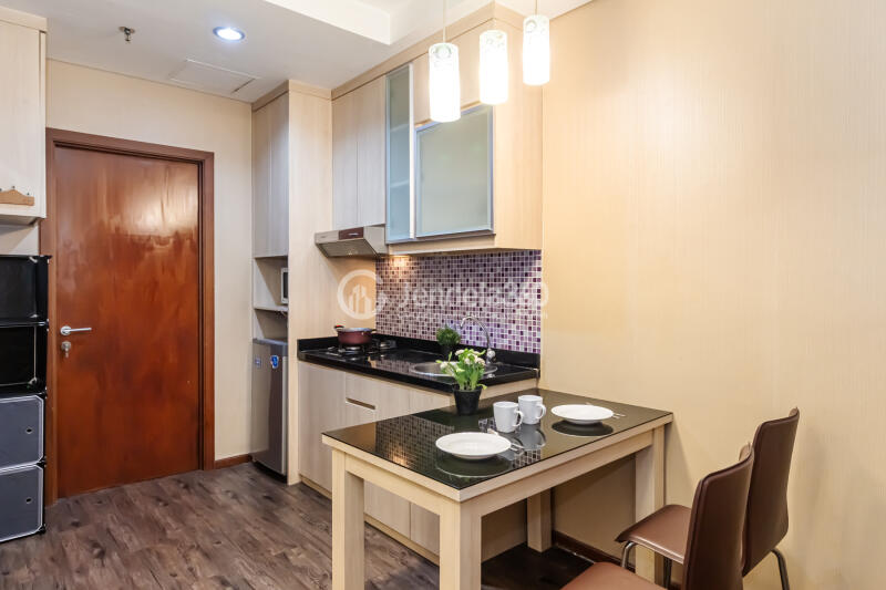 Dining Room Thamrin Residence Apartment 1BR Fully Furnished