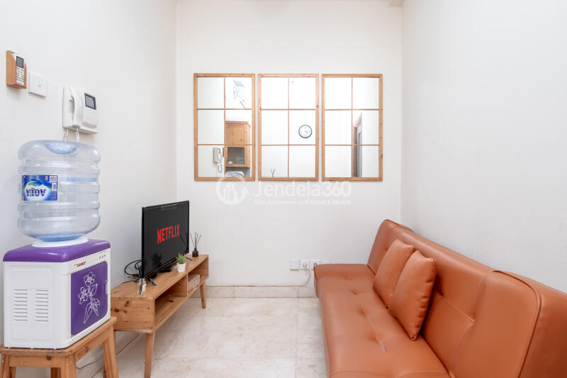 Living Room Well Located Neat 1BR Apartment Near Orang Tua Group Office at Puri Orchard Apartment