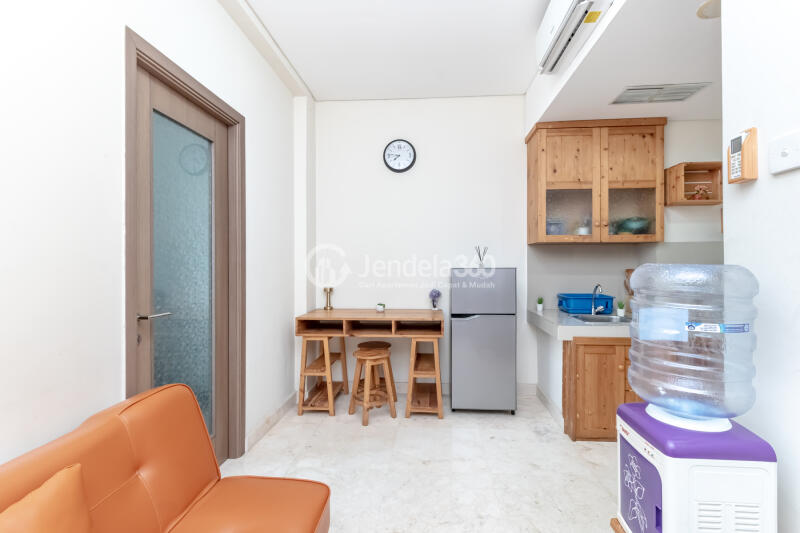 Living Room Well Located Neat 1BR Apartment Near Orang Tua Group Office at Puri Orchard Apartment