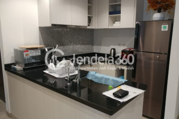 Kitchen Simply Look 2BR Apartment High Floor with city View at Branz BSD Apartment