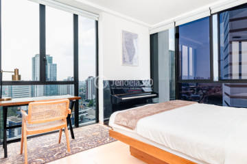 Bedroom 1 Flawless 2BR Apartment Middle Floor with Toll Road View at Izzara Apartment