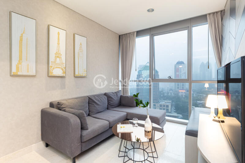 Living Room Ciputra World 2 Apartment 1BR Tower Orchard