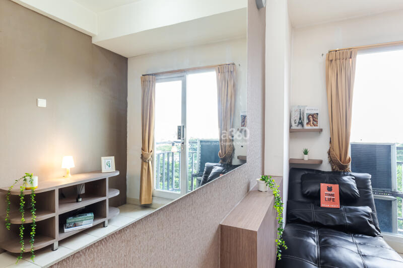Living Room Stunning 2BR Apartment Low Floor with City View at Puri Park View Apartment