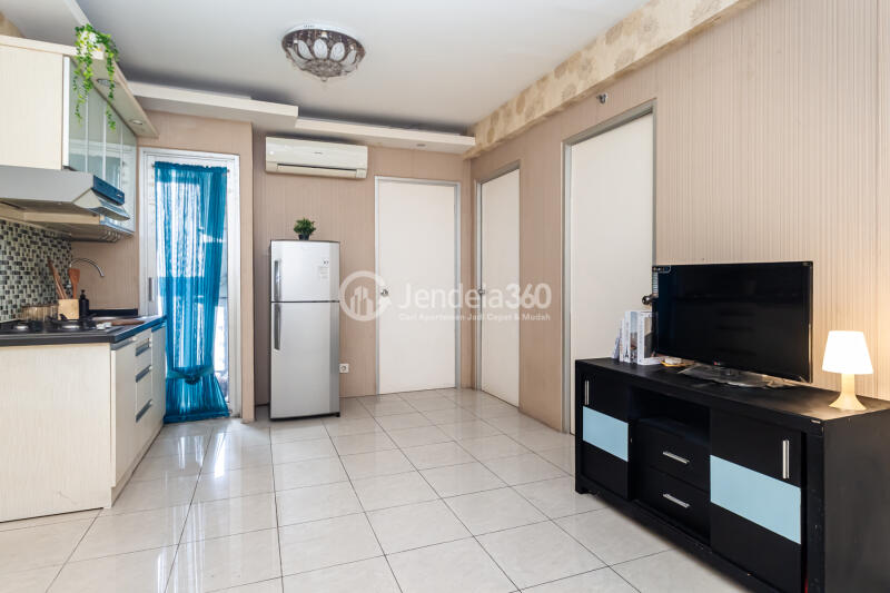 Living Room Green Bay Pluit Apartment 3BR View Swimming Pool