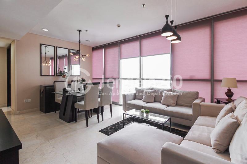 Living Room Ciputra World 2 Apartment 2BR Fully Furnished