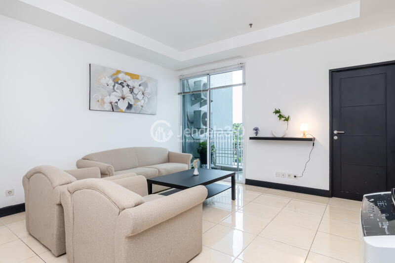 Living Room Essence Darmawangsa Apartment 2BR View City