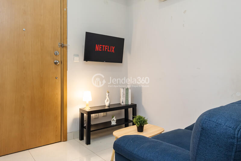 Living Room The Mansion Kemayoran Bougenville 1BR Fully Furnished