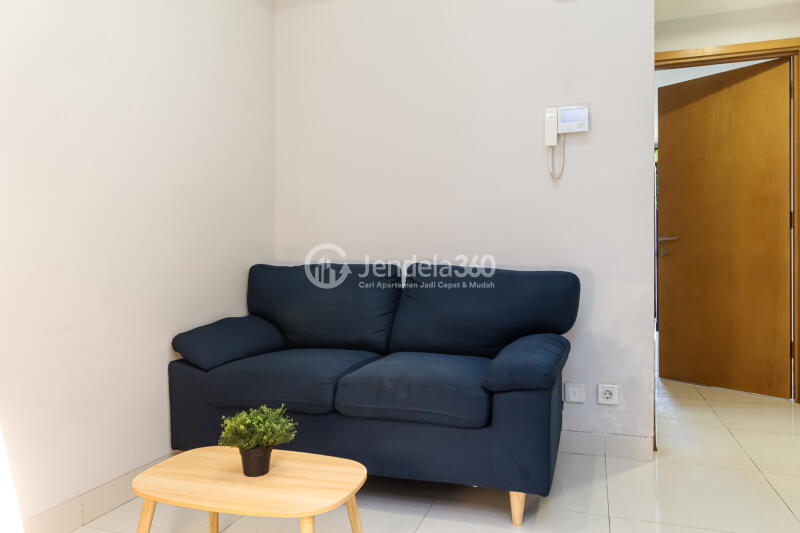 Living Room The Mansion Kemayoran Bougenville 1BR Fully Furnished