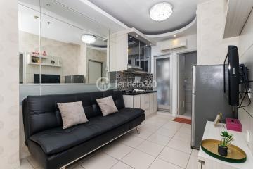 Living Room 2BR Apartment with City View at Green Bay Pluit Apartment
