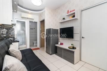 Living Room 2BR Apartment with City View at Green Bay Pluit Apartment