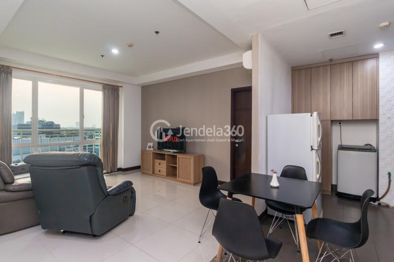 Living Room AKR Gallery West Residence 2BR Fully Furnished