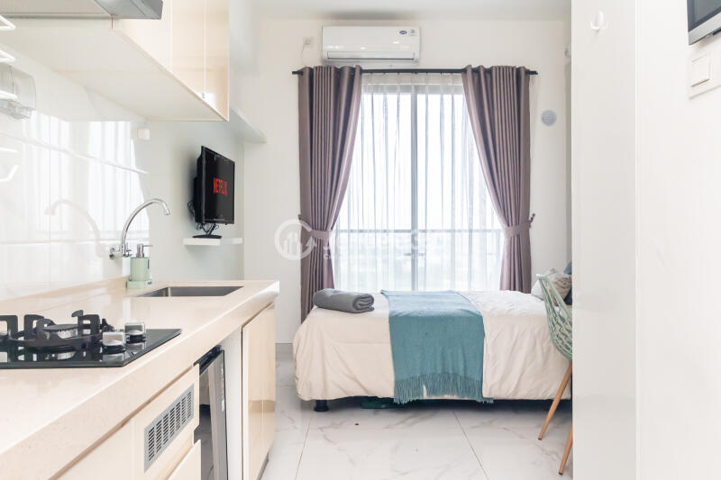 Bedroom Sky House BSD Apartment Studio Fully Furnished