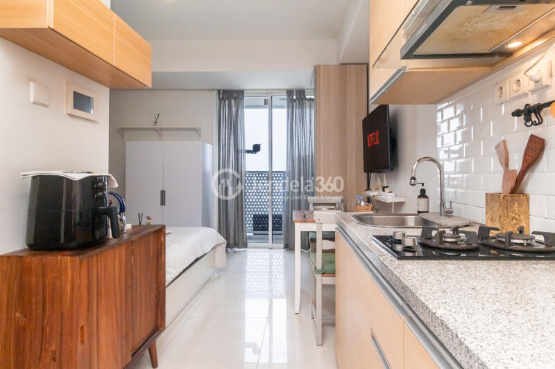 Kitchen The Crest West Vista Puri Studio Semi Furnished