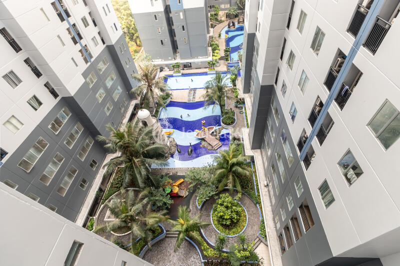 Balcony Bassura City Apartment Studio View City