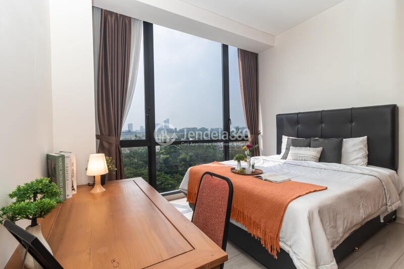 Bedroom 1 2BR Apartment with Botanical Park View at Condominium Marigold Navapark Apartment