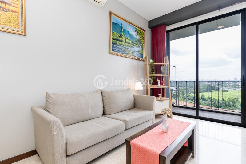 Living Room Condominium Marigold Navapark Apartment 2BR Fully Furnished