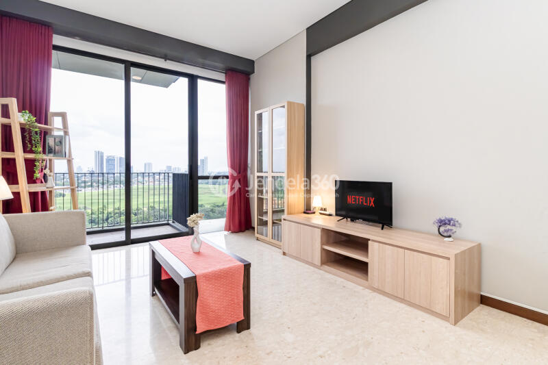 Living Room Condominium Marigold Navapark Apartment 2BR Fully Furnished