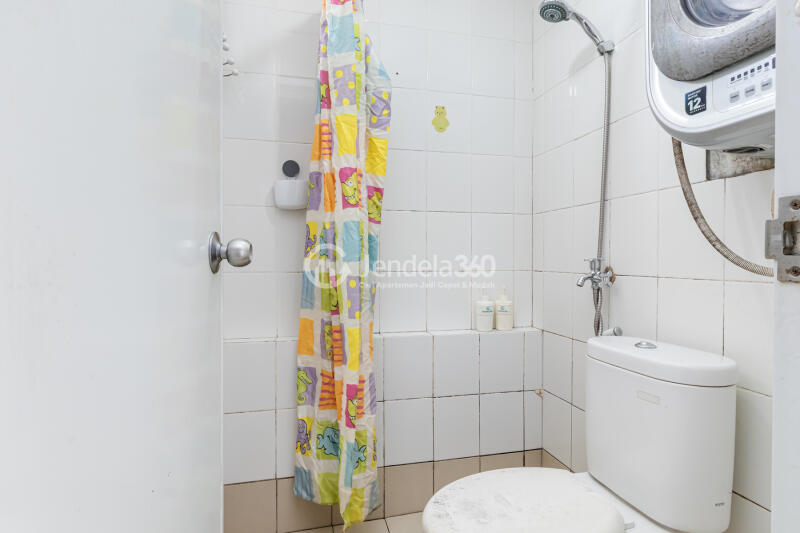 Bathroom Cozy 2BR Apartment at Bassura City Apartment Close to McDonald's Duren Sawit