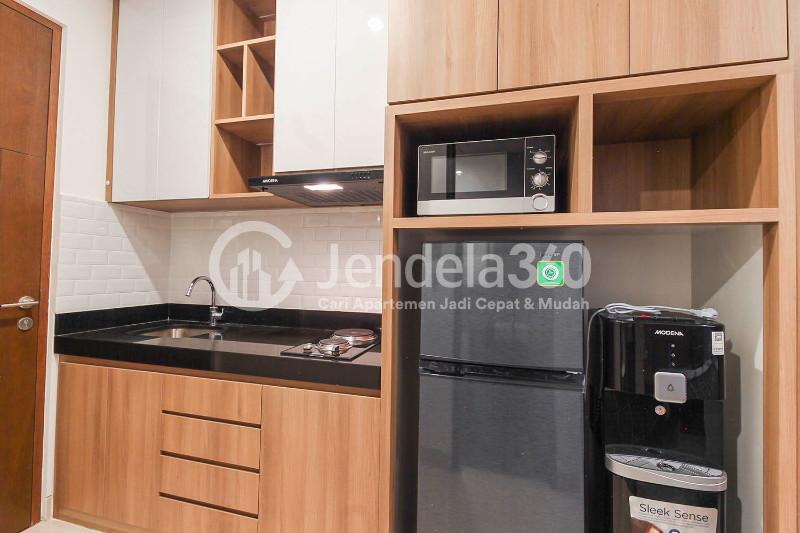 Kitchen Best Studio Apartment on Middle Floor with City View at The Newton 1 Ciputra Apartment