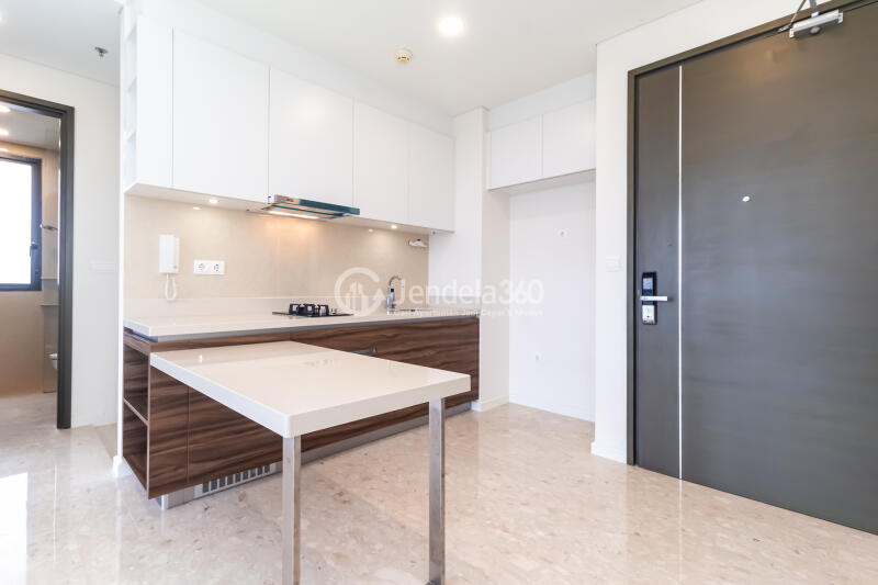 Kitchen Stylish 1BR Apartment at Condominium Marigold Navapark Apartment Tower 6