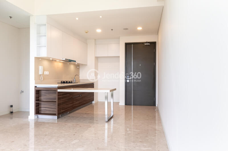 Living Room Stylish 1BR Apartment at Condominium Marigold Navapark Apartment Tower 6