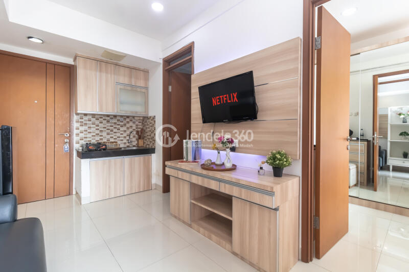 Living Room Green Park View Apartment 2BR Fully Furnished