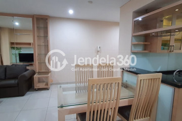 Living Room 2BR Central Park Apartment at Middle Floor