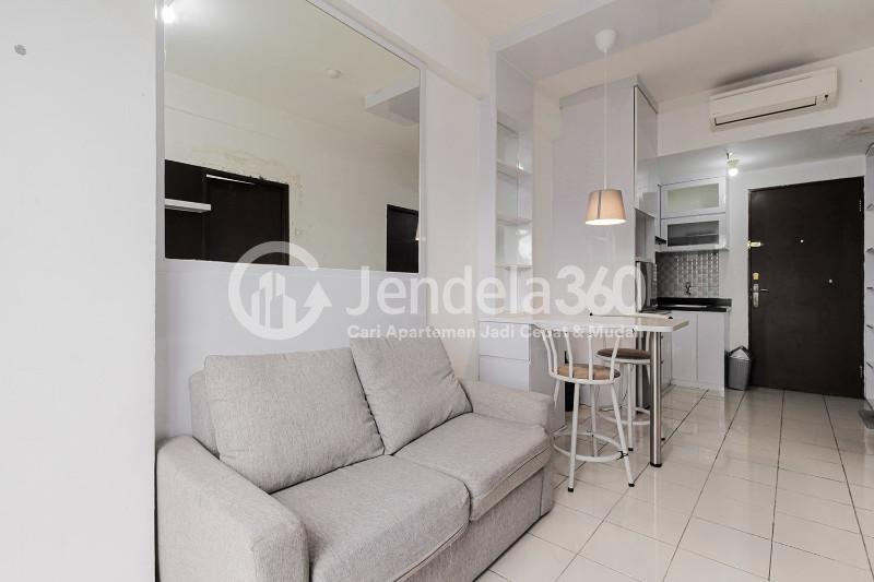 Living Room Spacious and Modest 2BR Apartment with City View at Puri Park View Apartment Tower BB