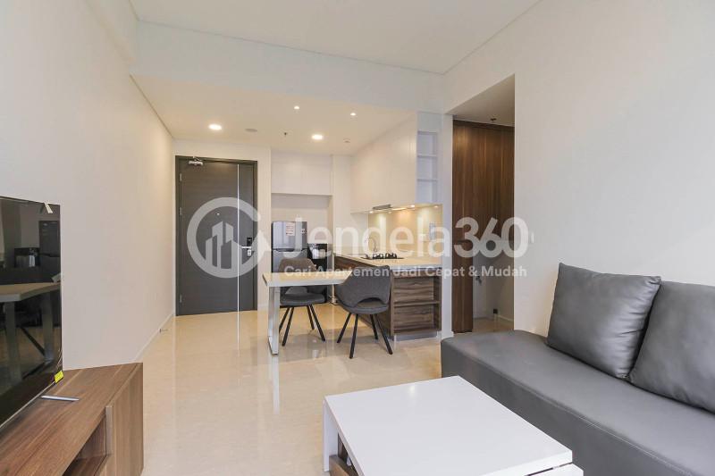 Living Room Condominium Marigold Navapark Apartment 1BR Fully Furnished