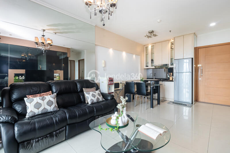 Living Room Stunning 2BR Apartment at Hamptons Park Apartment High Floor