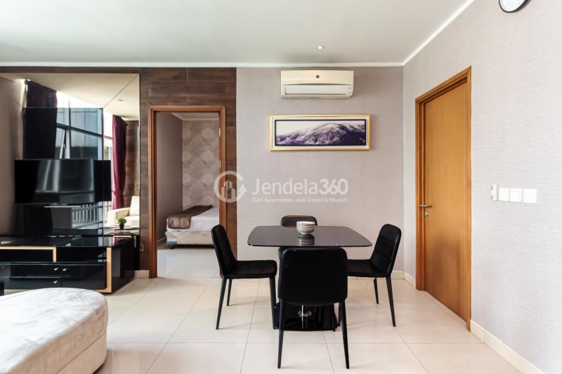 Dining Room Modest & Relaxing 2BR Apartment with Strategic Location at Sahid Sudirman Residence