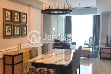 Dining Room Middle Floor 3BR Apartment with City View at Casa Grande Apartment