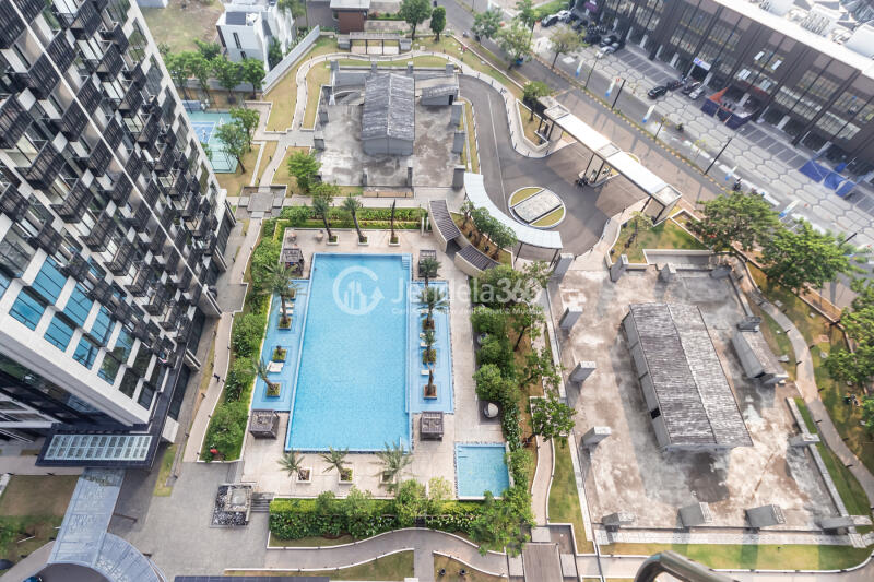 Balcony Stylish 2BR Apartment at Fatmawati City Center Apartment Tower Corona