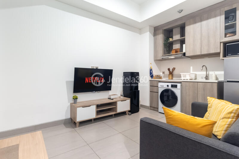 Living Room Stylish 2BR Apartment at Fatmawati City Center Apartment Tower Corona