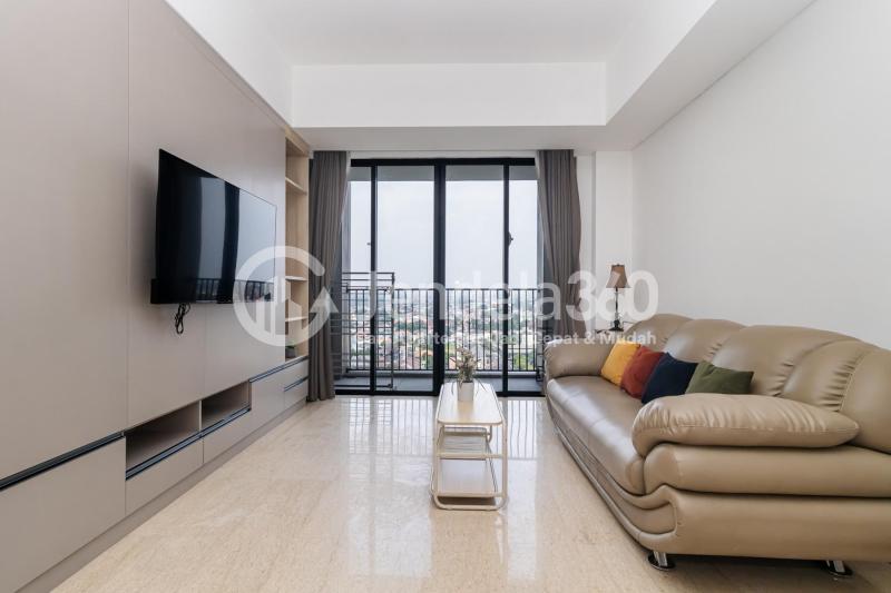 Living Room Modest & Tidy 2BR Apartment at Southgate Residence Tower Elegance, Fully Furnished