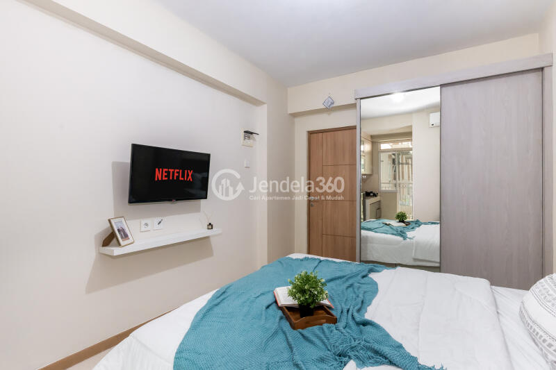 Bedroom Excellent Studio Apartment at Green Palm Residence Low Floor
