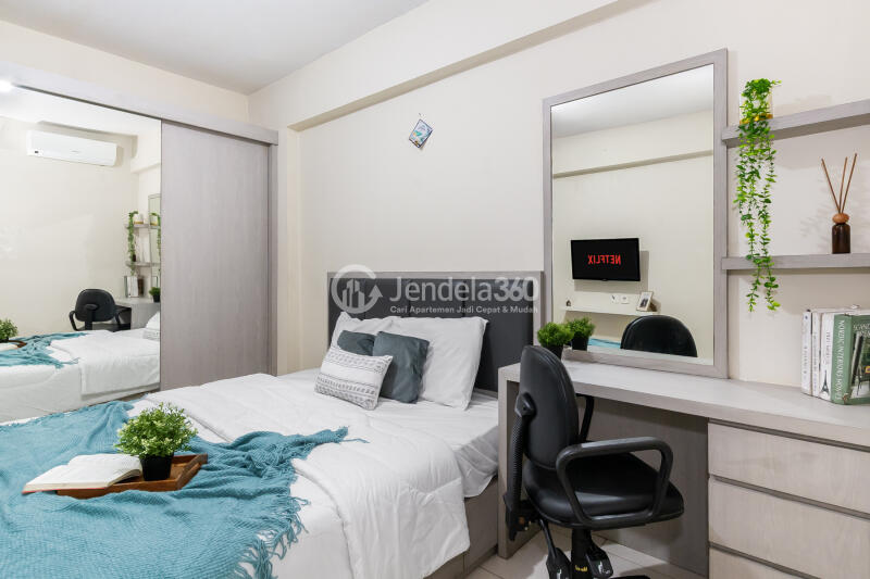 Bedroom Excellent Studio Apartment at Green Palm Residence Low Floor
