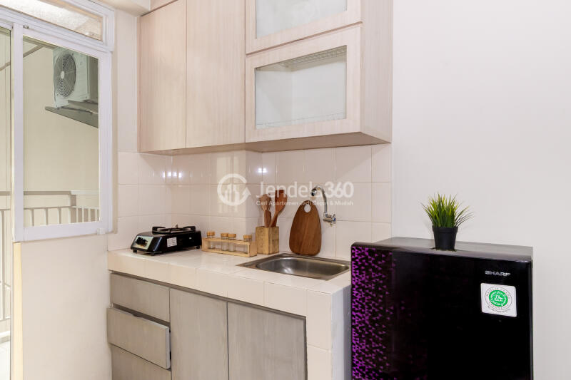Kitchen Excellent Studio Apartment at Green Palm Residence Low Floor