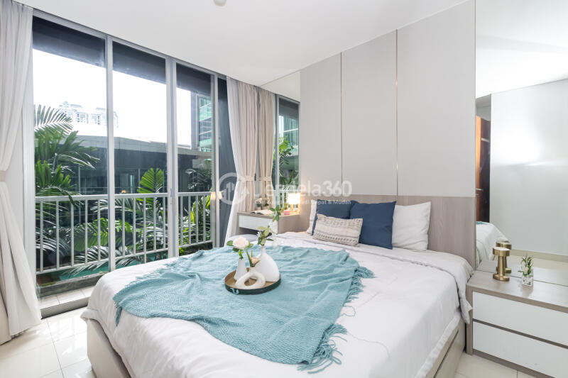 Bedroom 1 Trendy 2BR Apartment at Kuningan Place Apartment Tower Ultima
