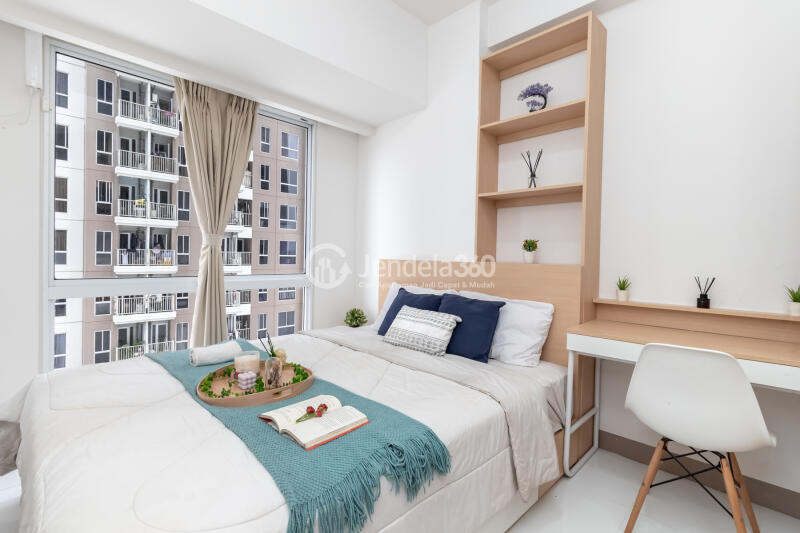 Bedroom 1 Japanese Minimalist Style 2BR Apartment with City View at Tokyo Riverside Apartment