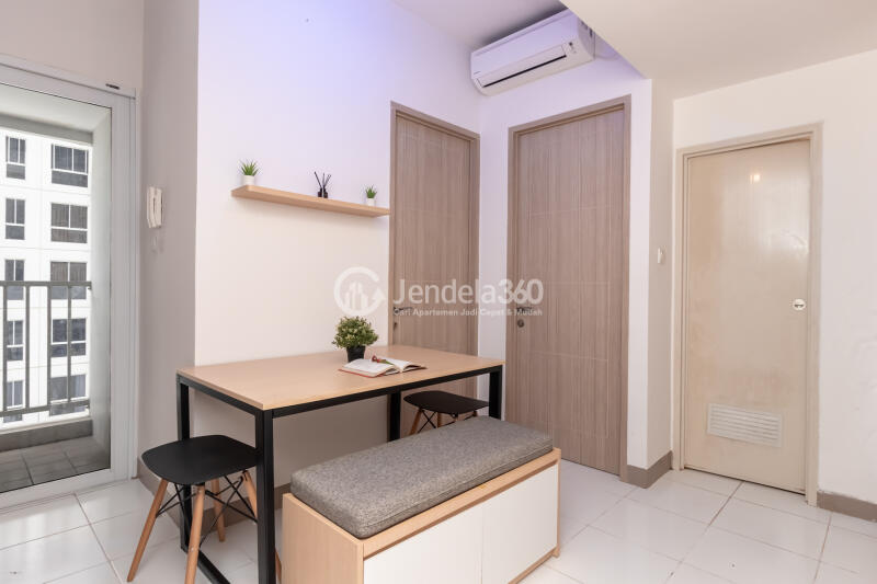 Living Room Japanese Minimalist Style 2BR Apartment with City View at Tokyo Riverside Apartment